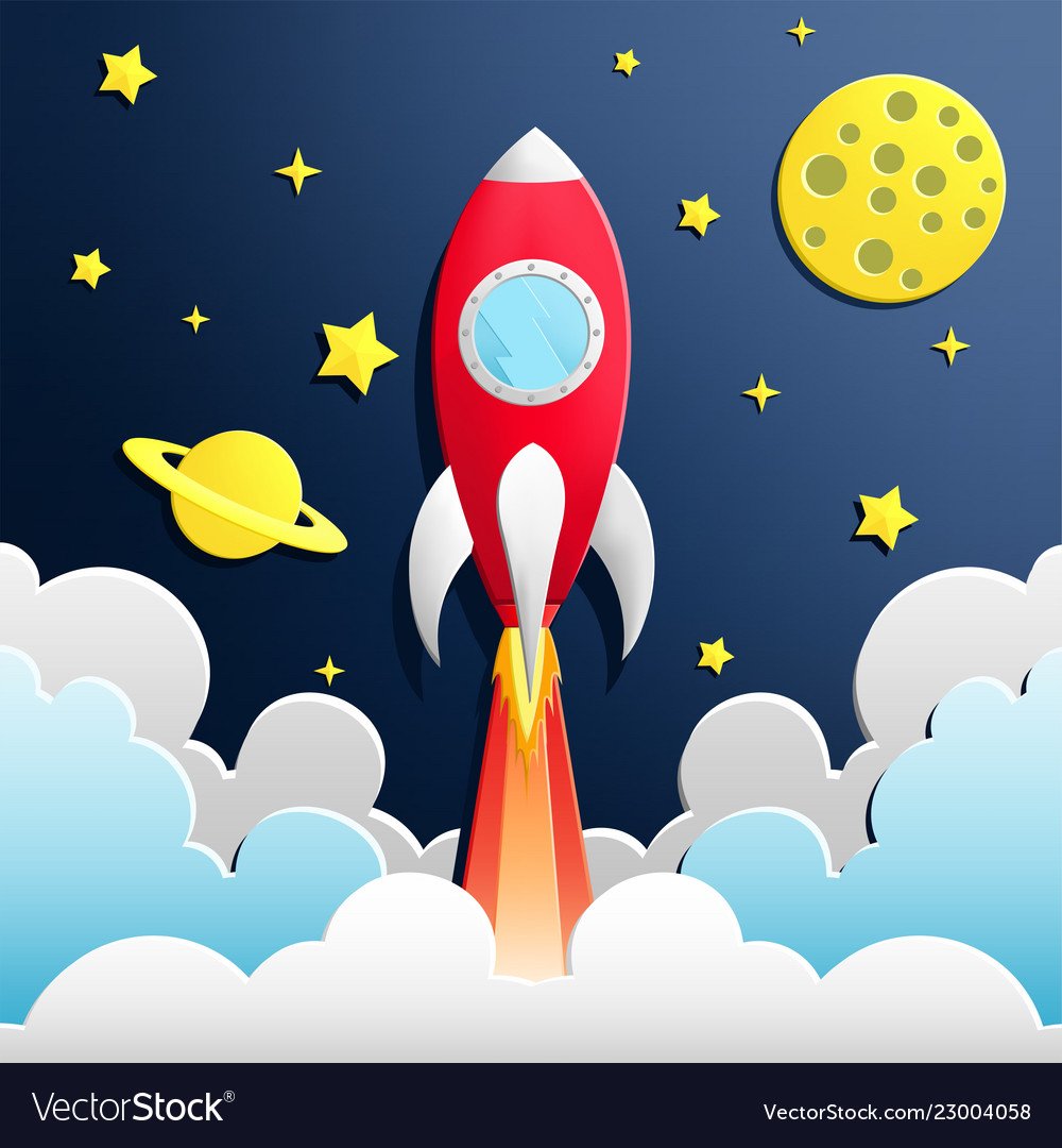 Ракета космос вектор