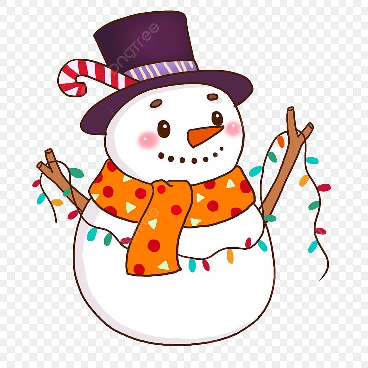 Новогодний Снеговик