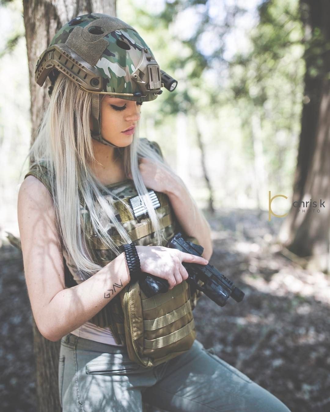 Милитари Тактикал герл модель