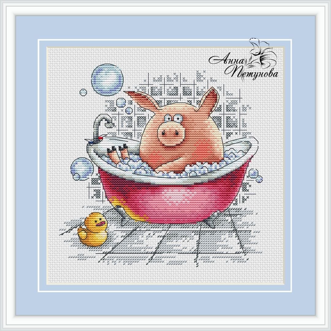 Вышивка с легким паром