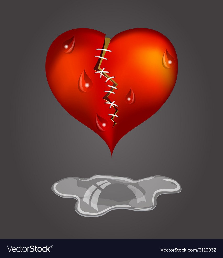 Разбитое сердце плачет