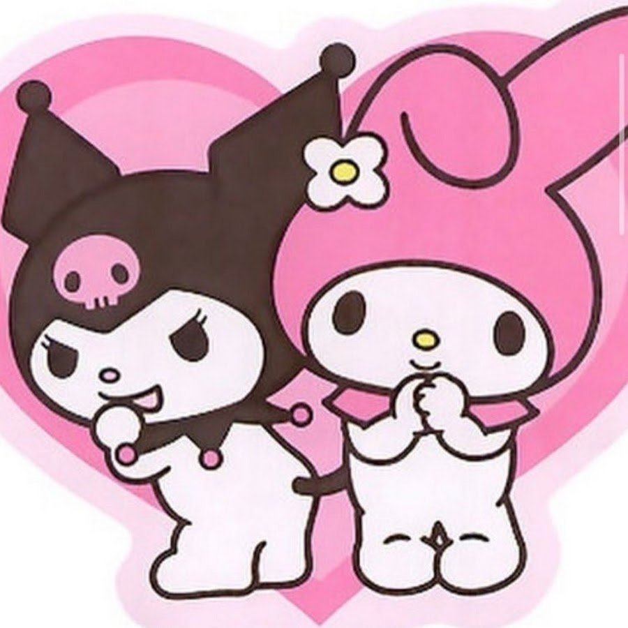 Стикеры hello Kitty Мелоди и Куроми