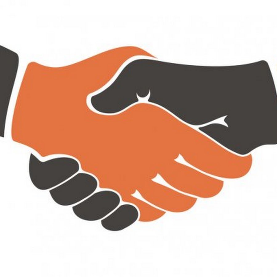 Две руки здороваются вектор