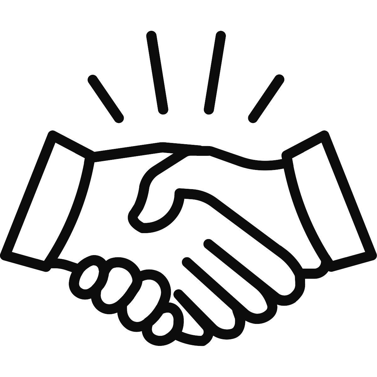 Рукопожатие значок