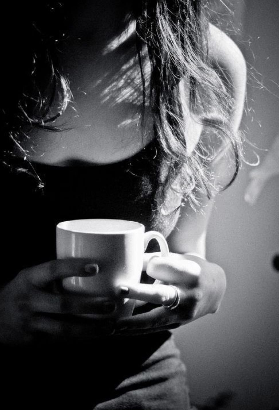 Кофе утро девушка