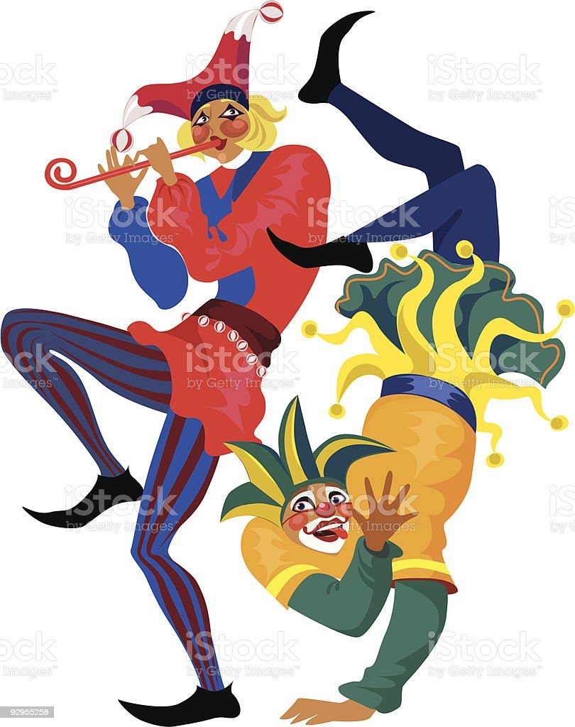 Скоморохи с петрушкой на Руси