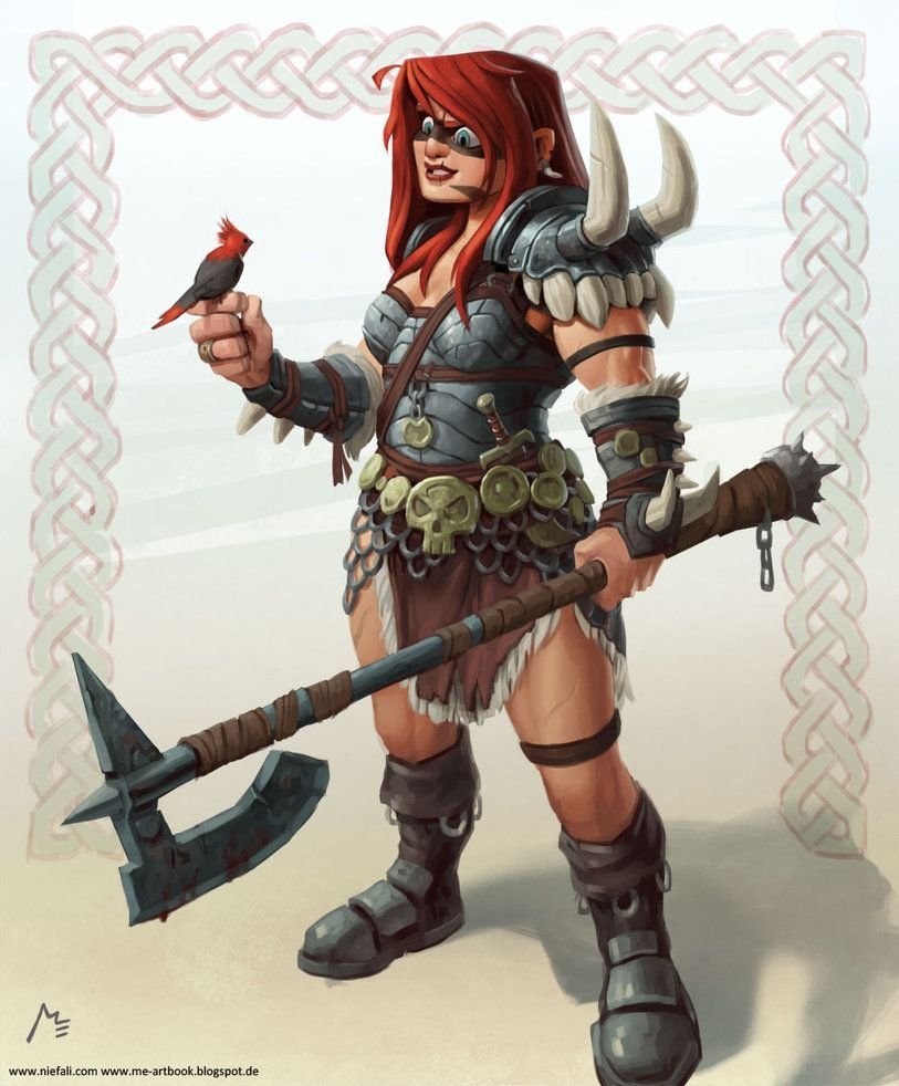 Дварф женщина ДНД