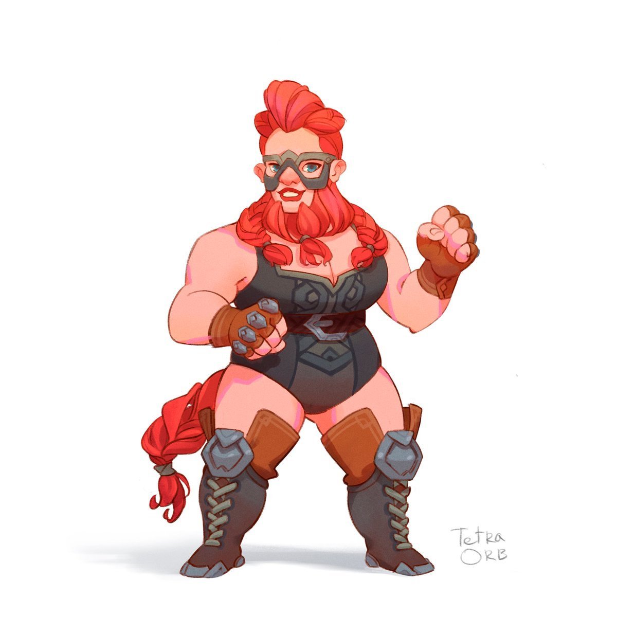 Женщина дворф с бородой