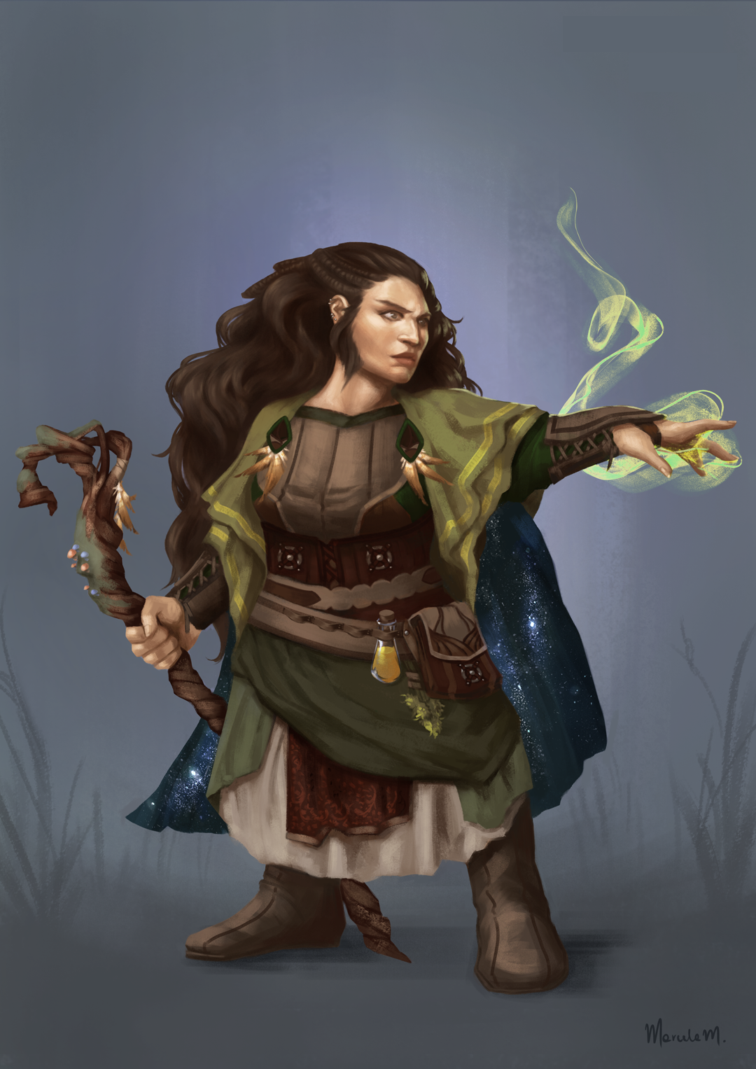 Дварф Гном женщина концепт арт