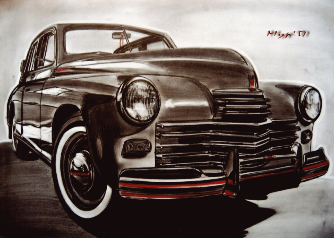 Победа ГАЗ 20 зарисовка