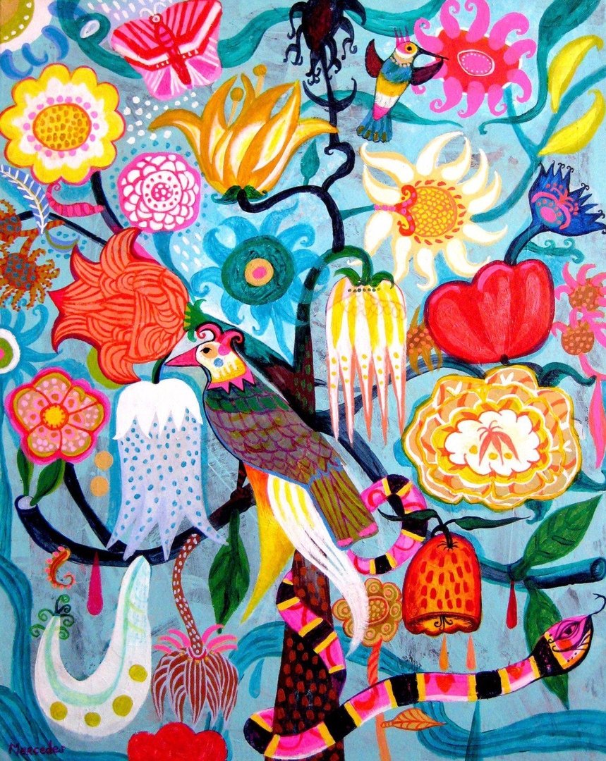 Иллюстрации в стиле примитивизм