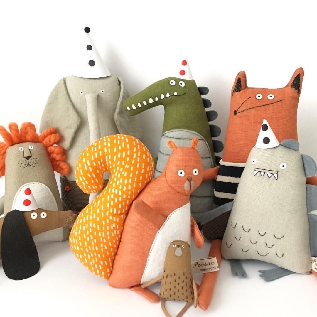 Необычные текстильные игрушки