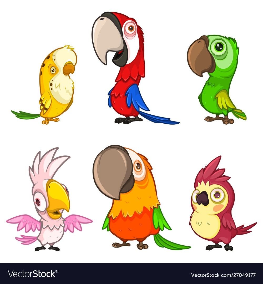 Эмодзи попугай