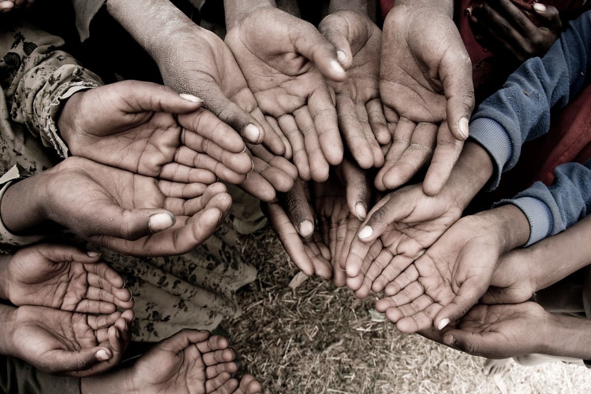 Попрошайка чб