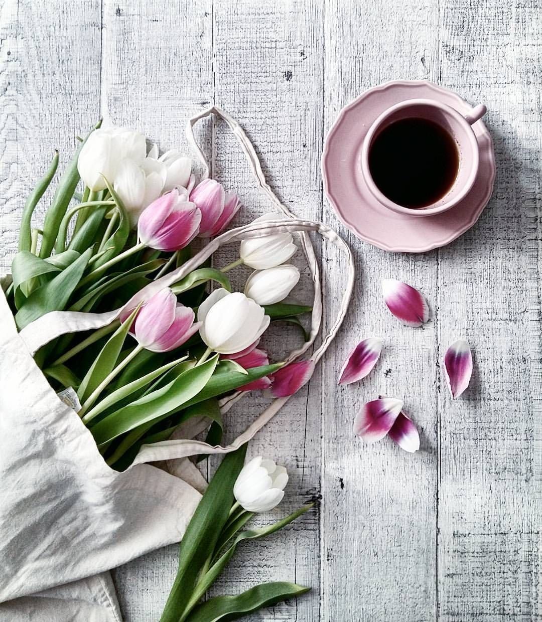 Стильные композиции кофе цветы