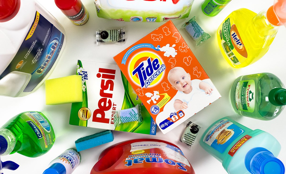 Бытовая химия иллюстрация