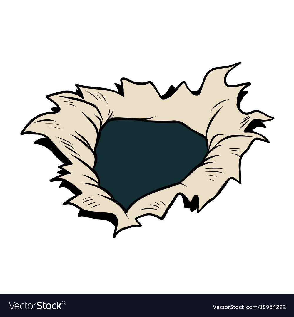 Векторные дыры в бумаге