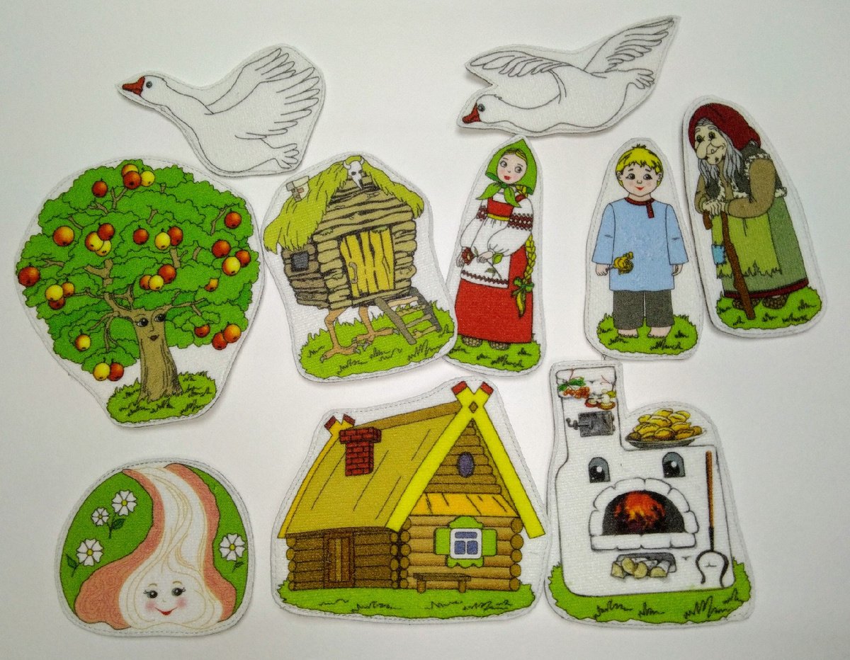 Гуси-лебеди. Русская народная сказка