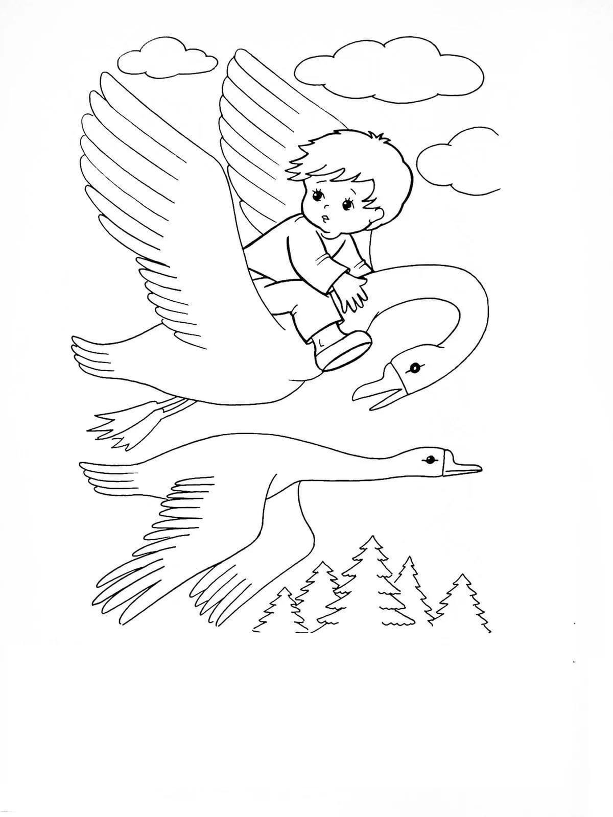 Театр на липучках гуси лебеди