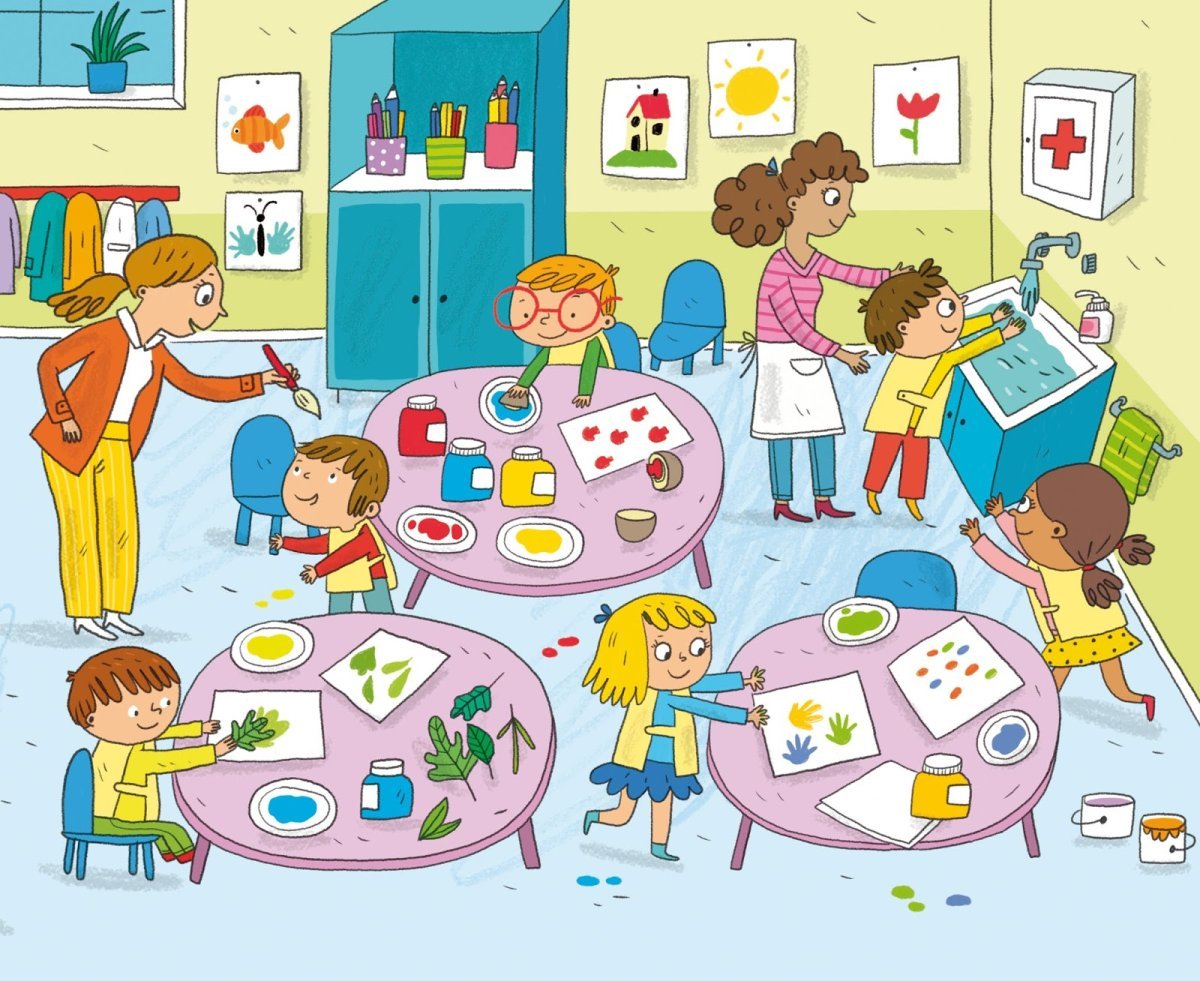 Kindergarten иллюстрация