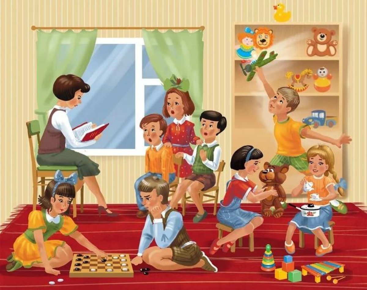 Сюжетные картины для детского сада