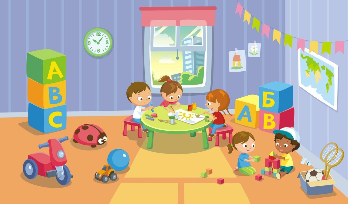 Сюжетные картины для детского сада