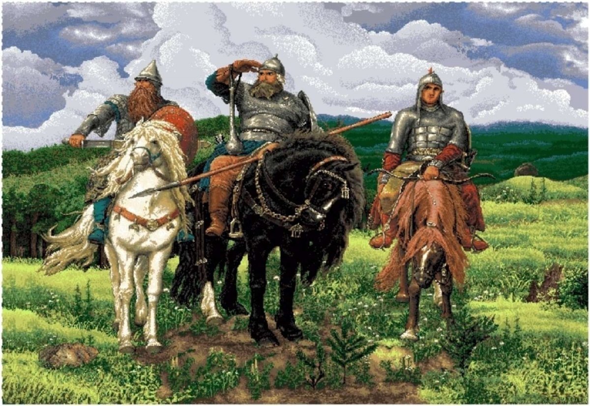 Васнецов Виктор Михайлович богатыри Илья Муромец