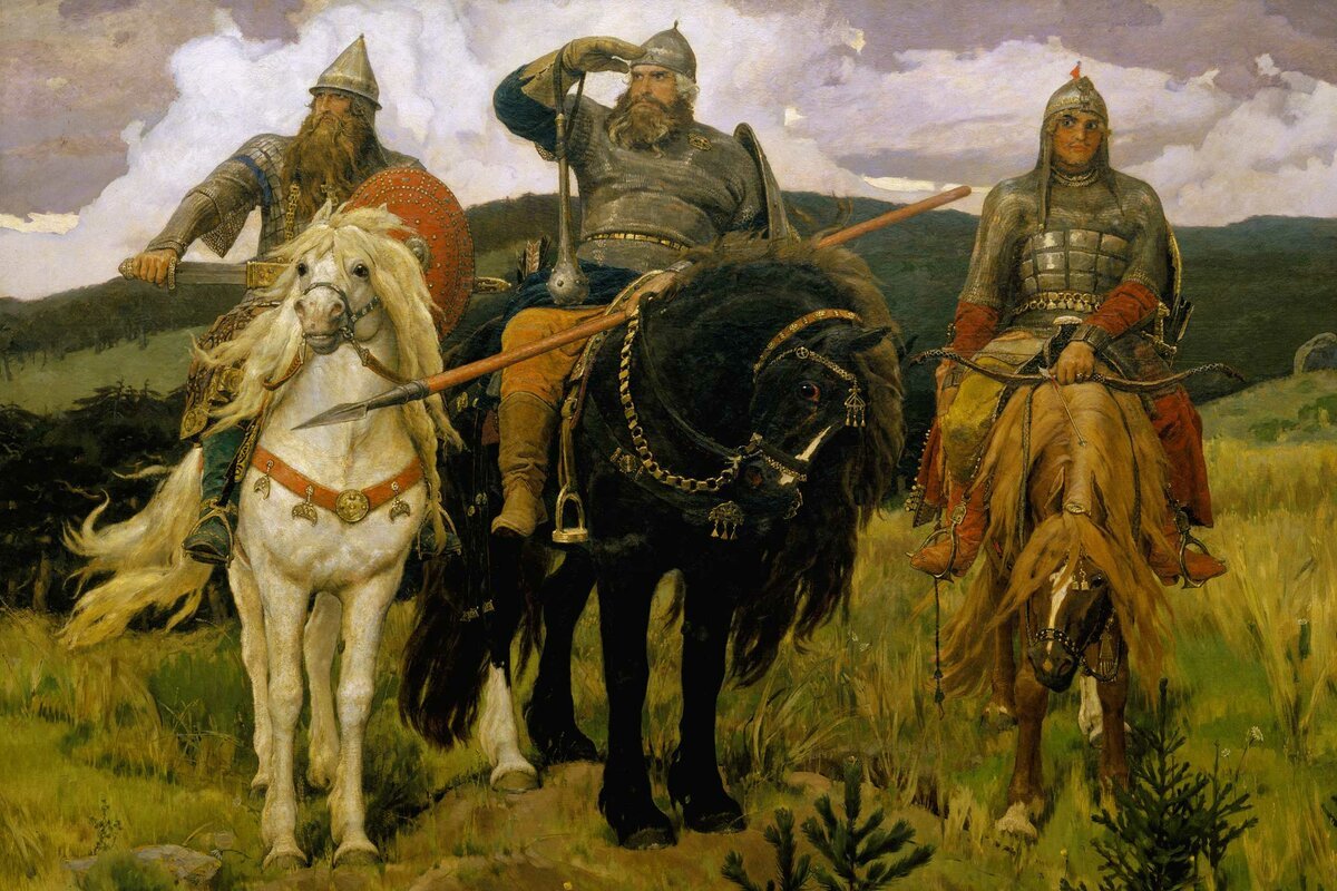 Три богатыря Васнецов