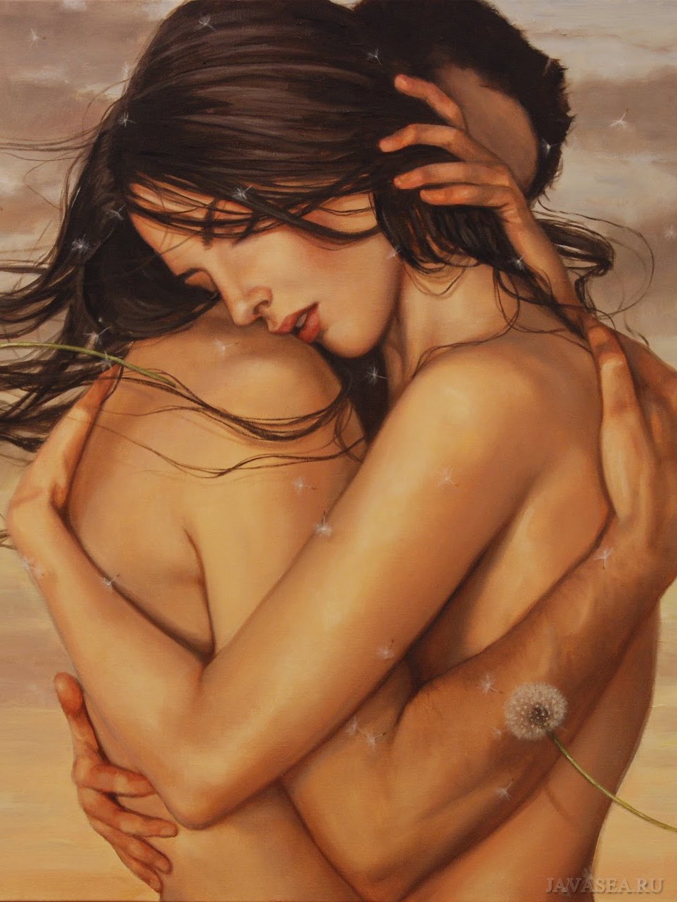 В нежных объятьях