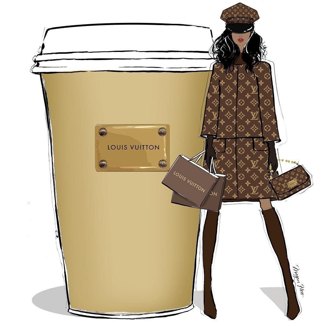 Меган Хесс иллюстрации Луис вьютон