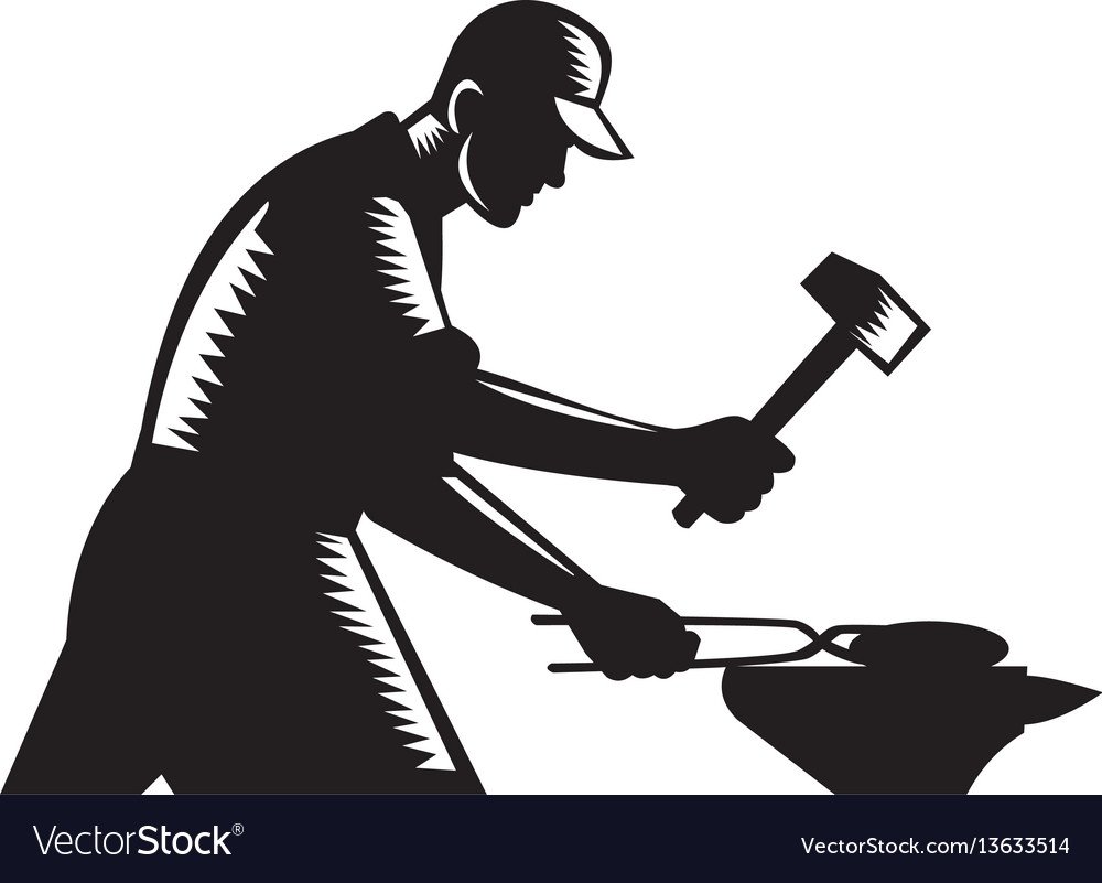 Иконка наковальни и молотка