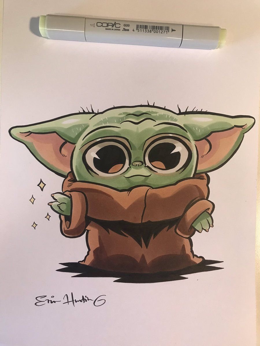 Малыш йода скетч