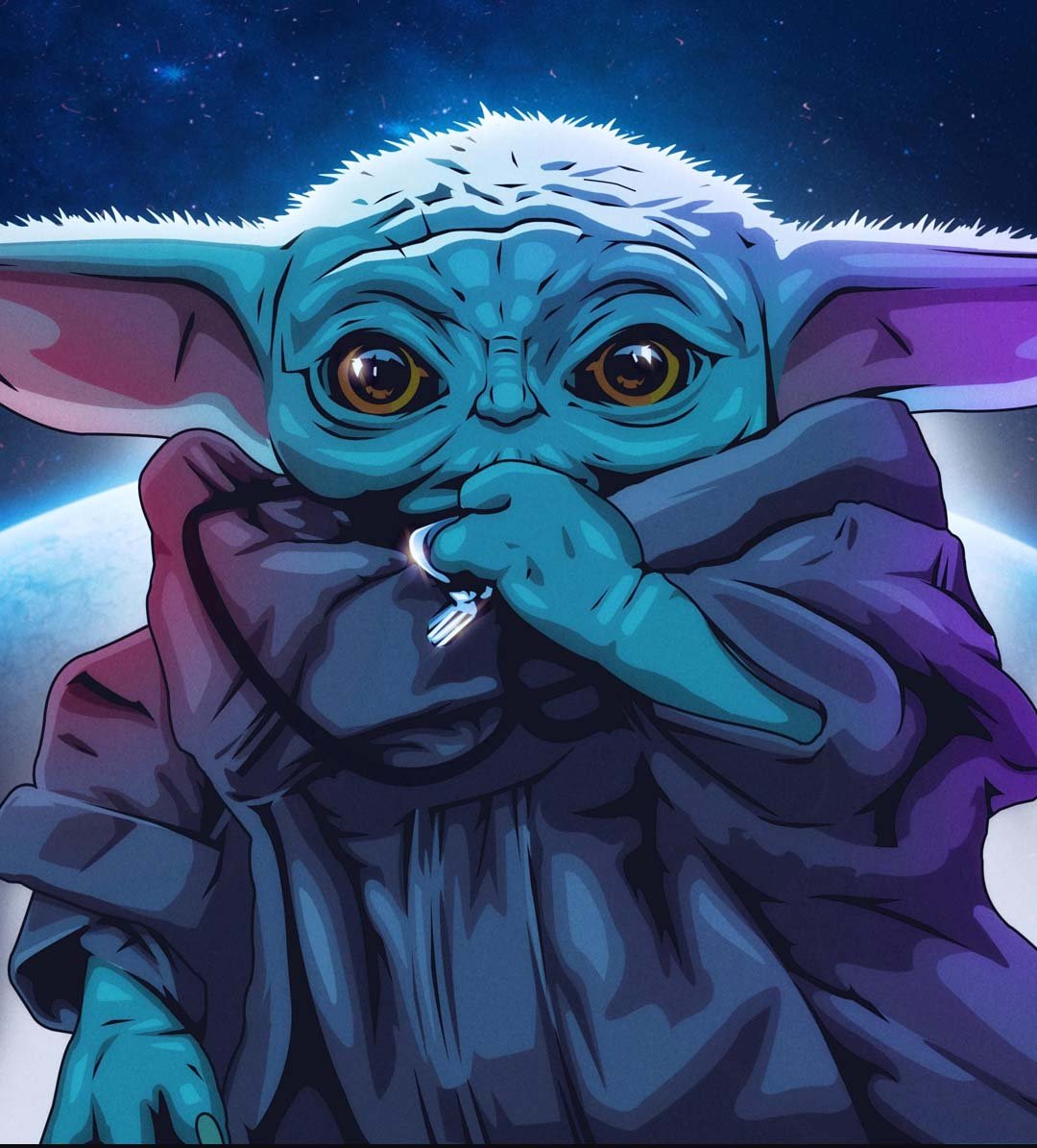 Art Star Wars Бэйби йода