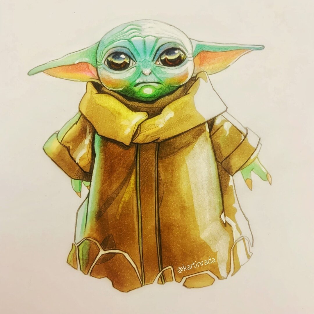 Магистр йода маленький Мандалорец