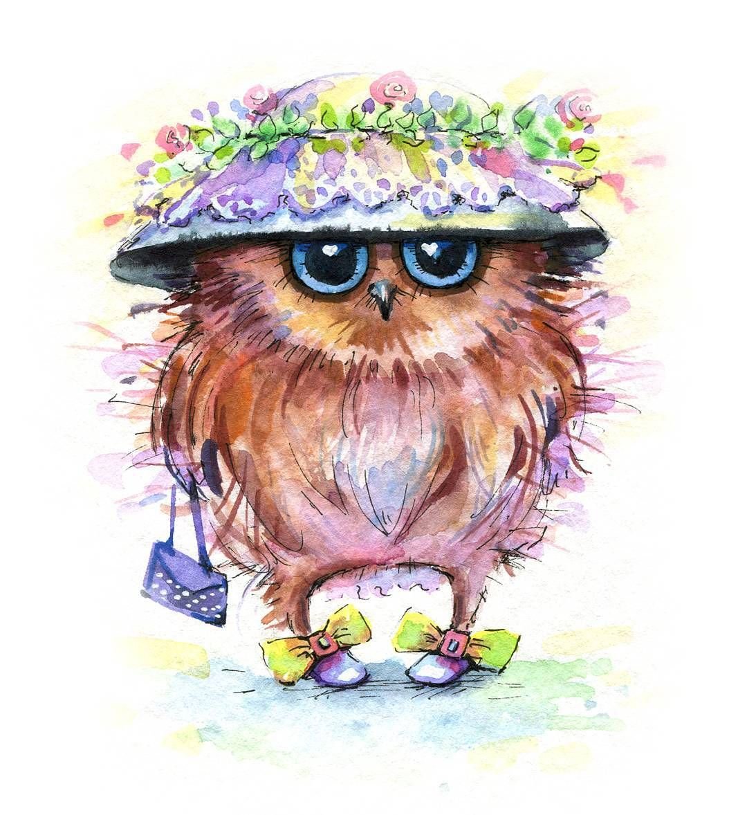 Растрепанная Сова