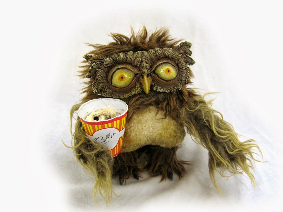 Совенок модный в очках