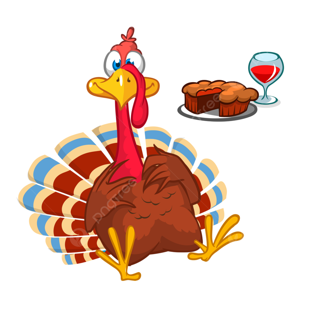 Семья индюк индейка индюшата