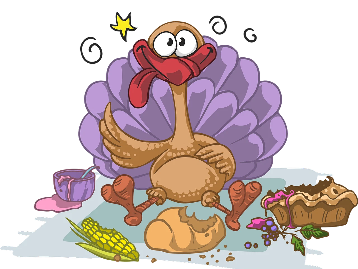 Смешной индюк рисунок