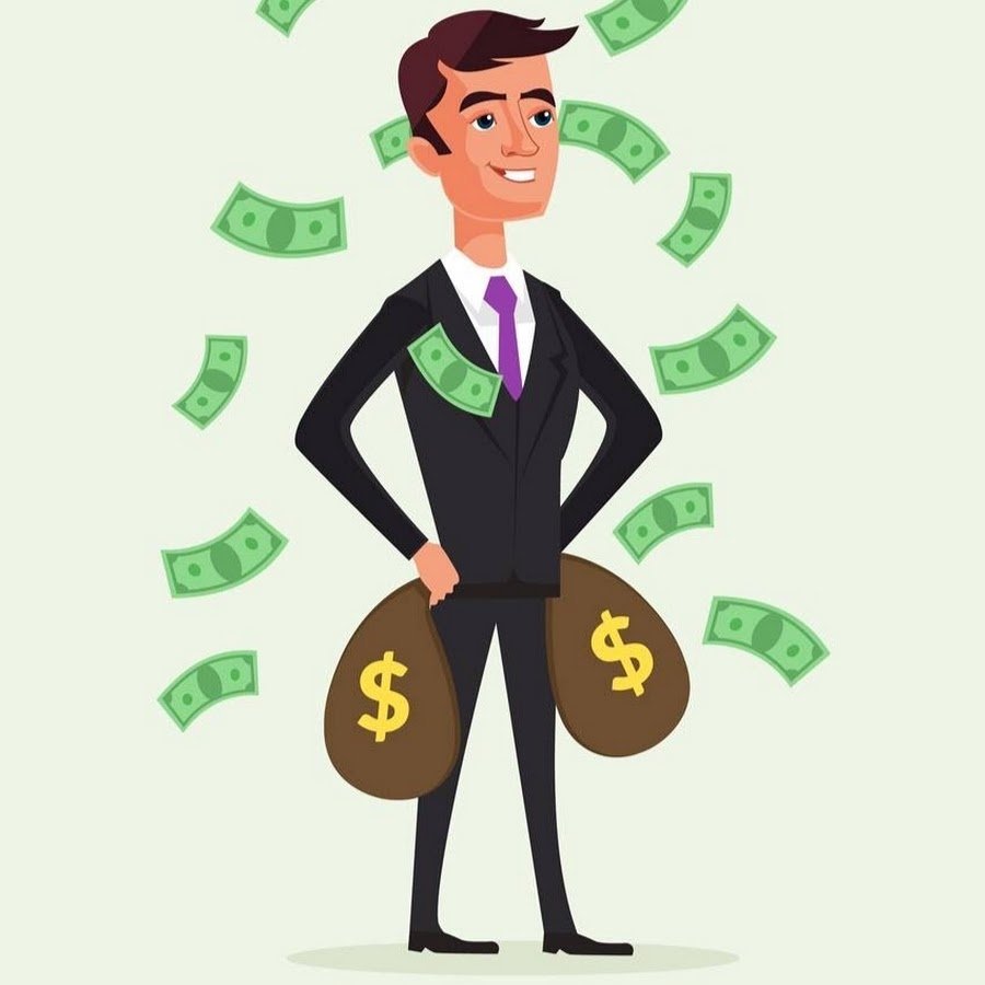 Мультяшные люди бизнесмен