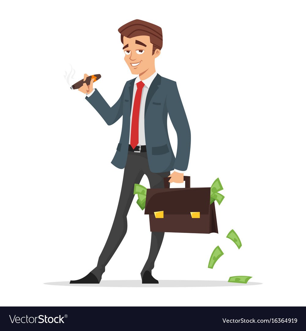 Бизнесмен нарисованный