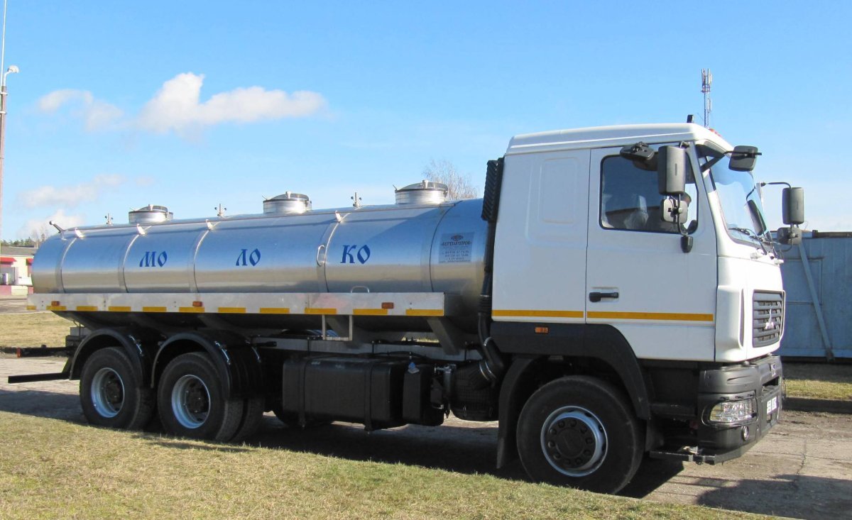 Молоковоз мультяшный