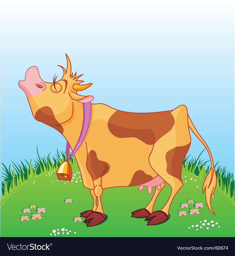 Корова мычит для детей