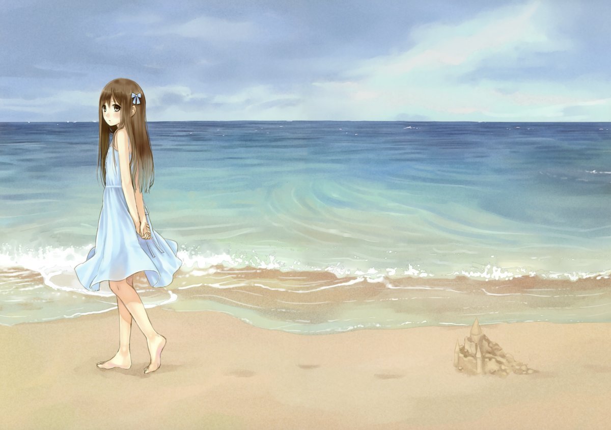 Девушка летом Эстетика