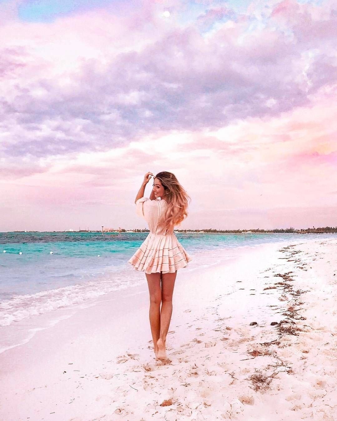 Девушка на море Эстетика