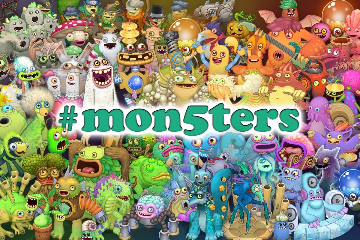 Монстры из игры my singing Monsters