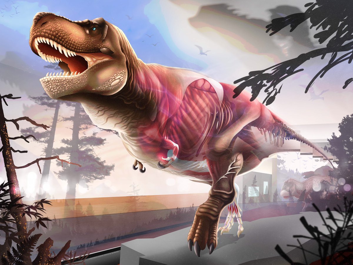 Палеоарт Тираннозавр рекс