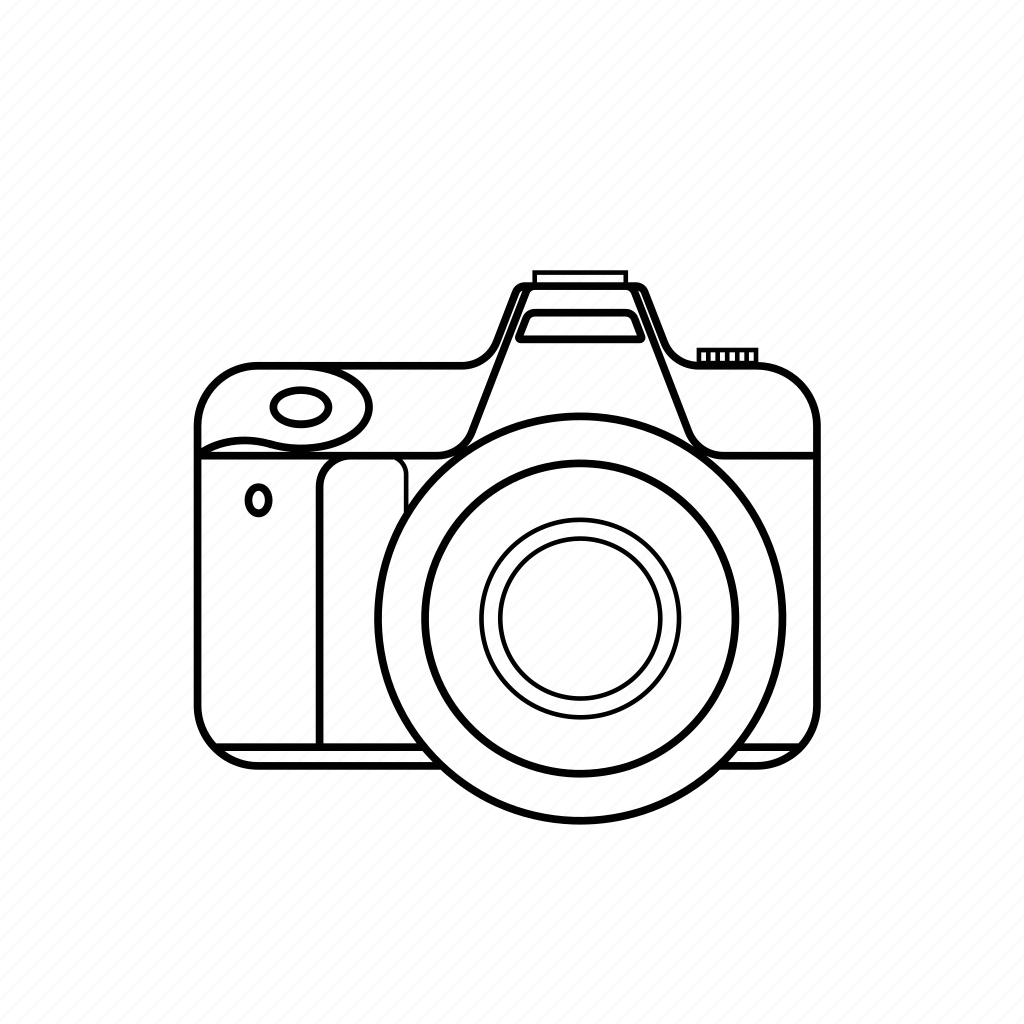 Фотоаппарат трафарет