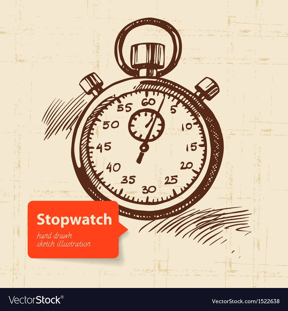 Секундомер вектор