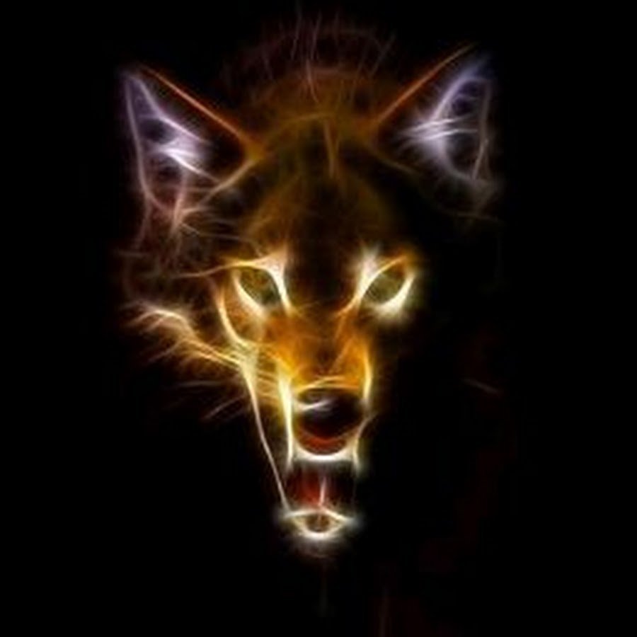 Оскаленный волк