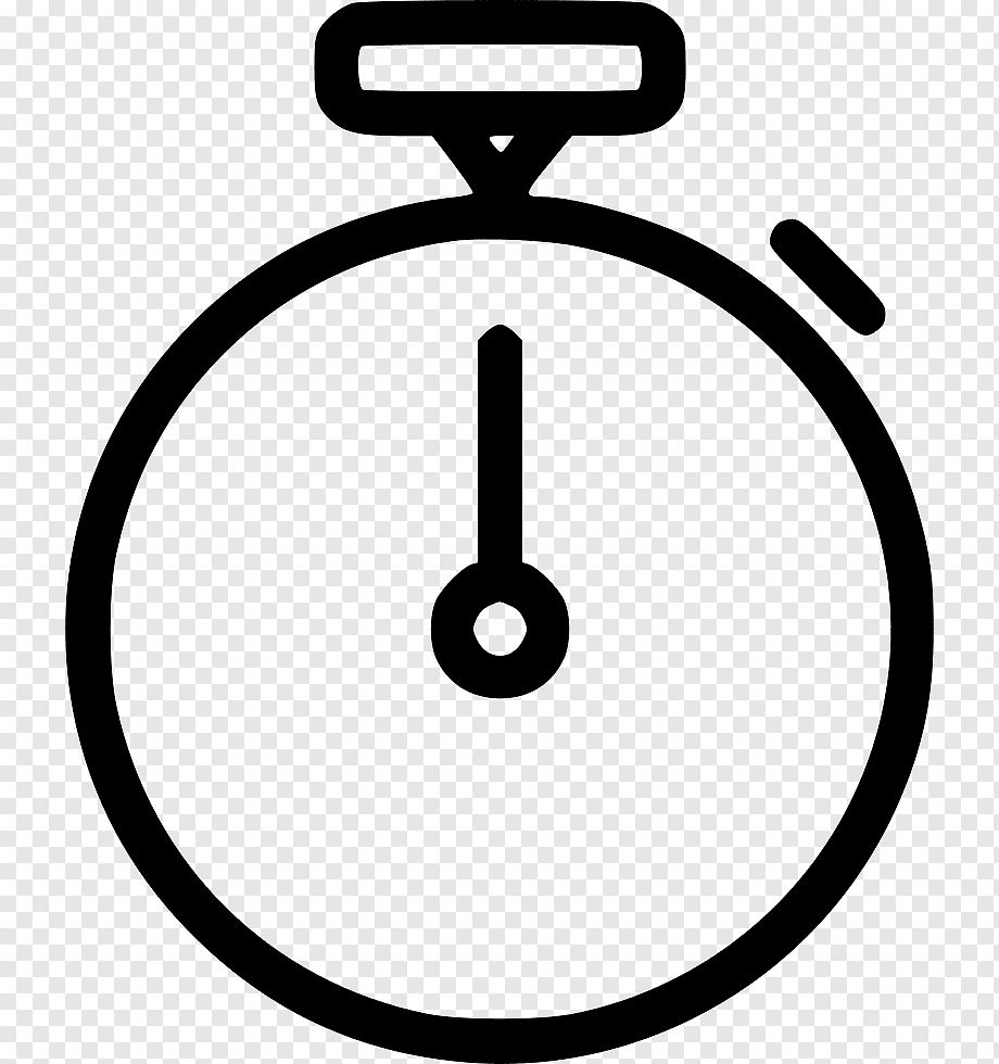 Секундомер на белом фоне